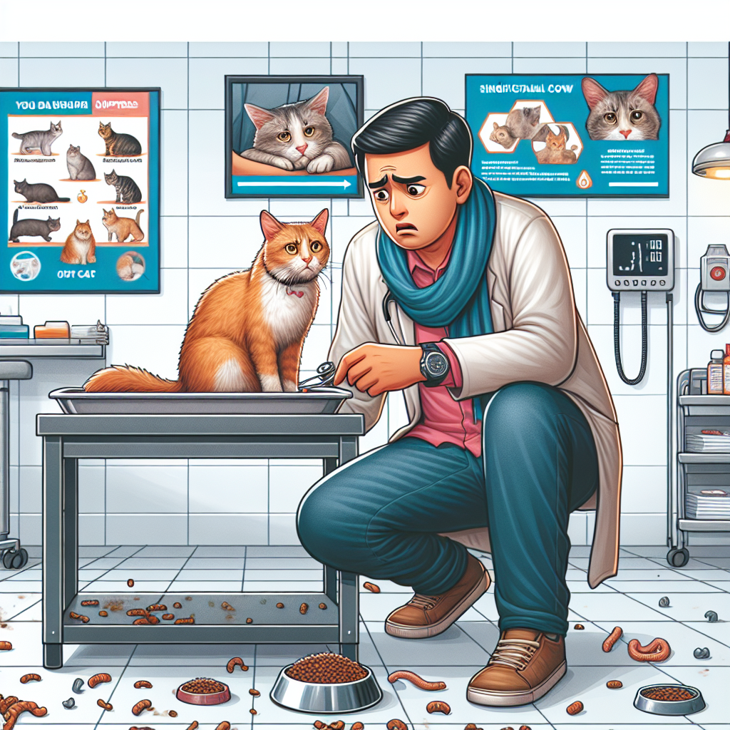 Ознаки глистів у кота