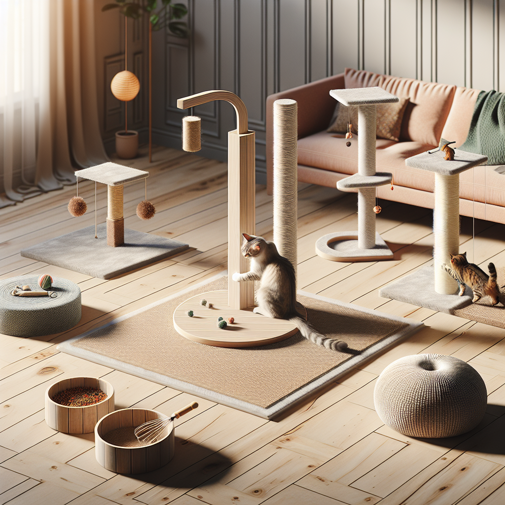 Как приучить кота к когтеточке