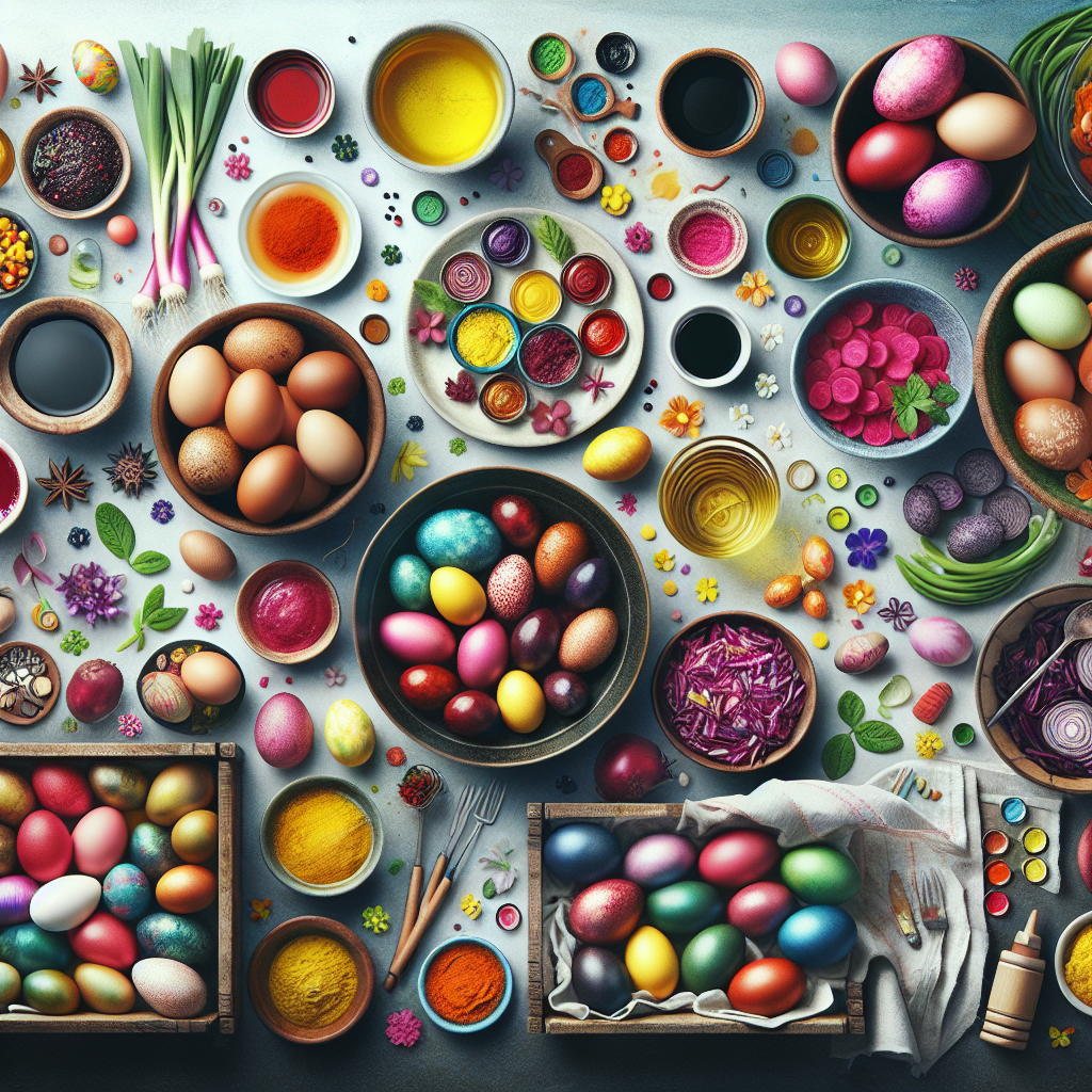 Как покрасить яйца в домашних условиях