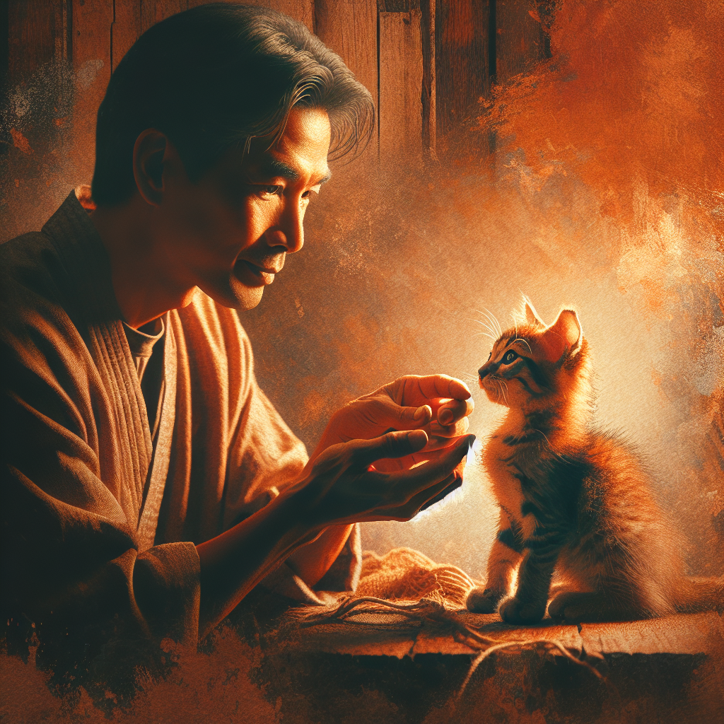 Как приручить дикого котенка?