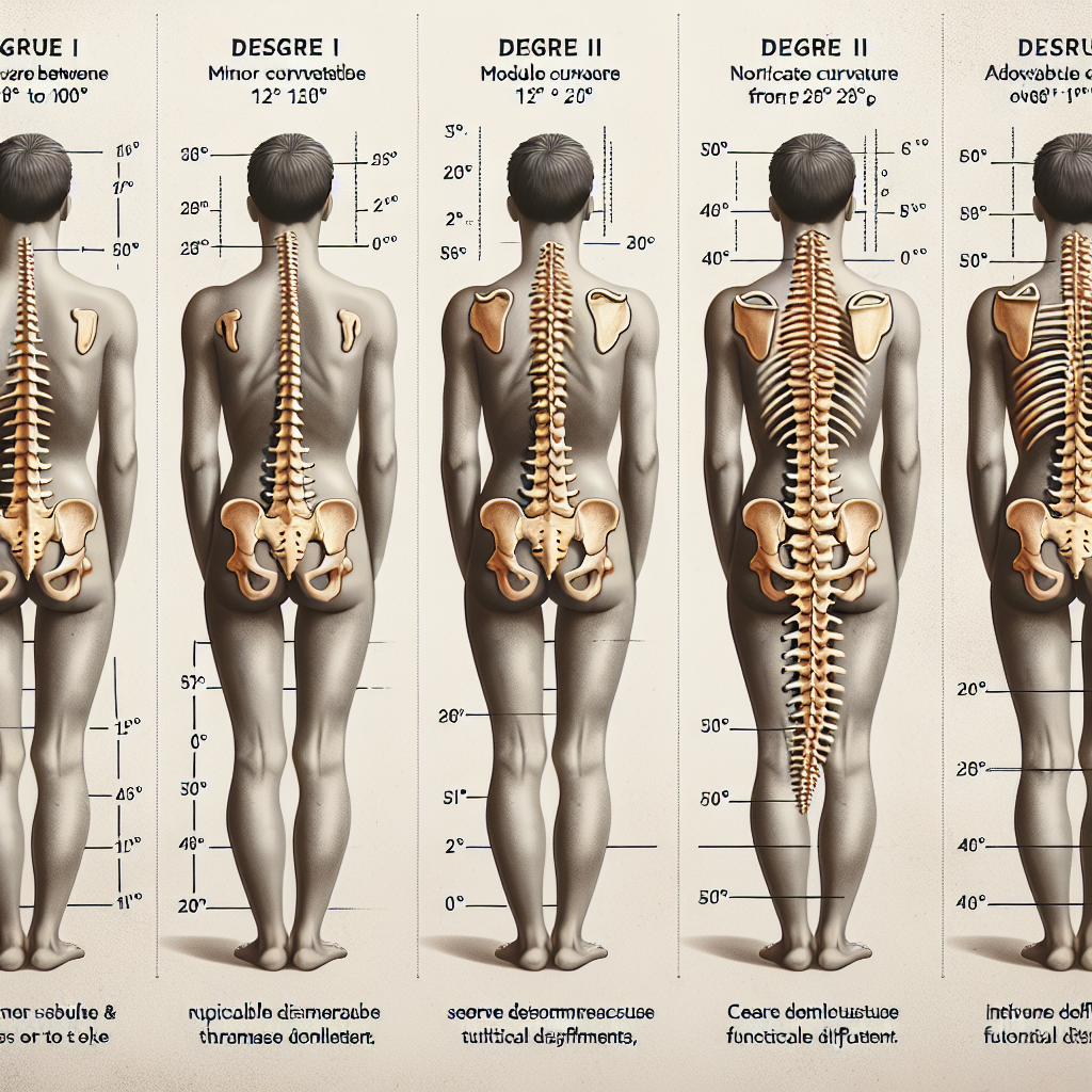 Які існують ступені сколіозу