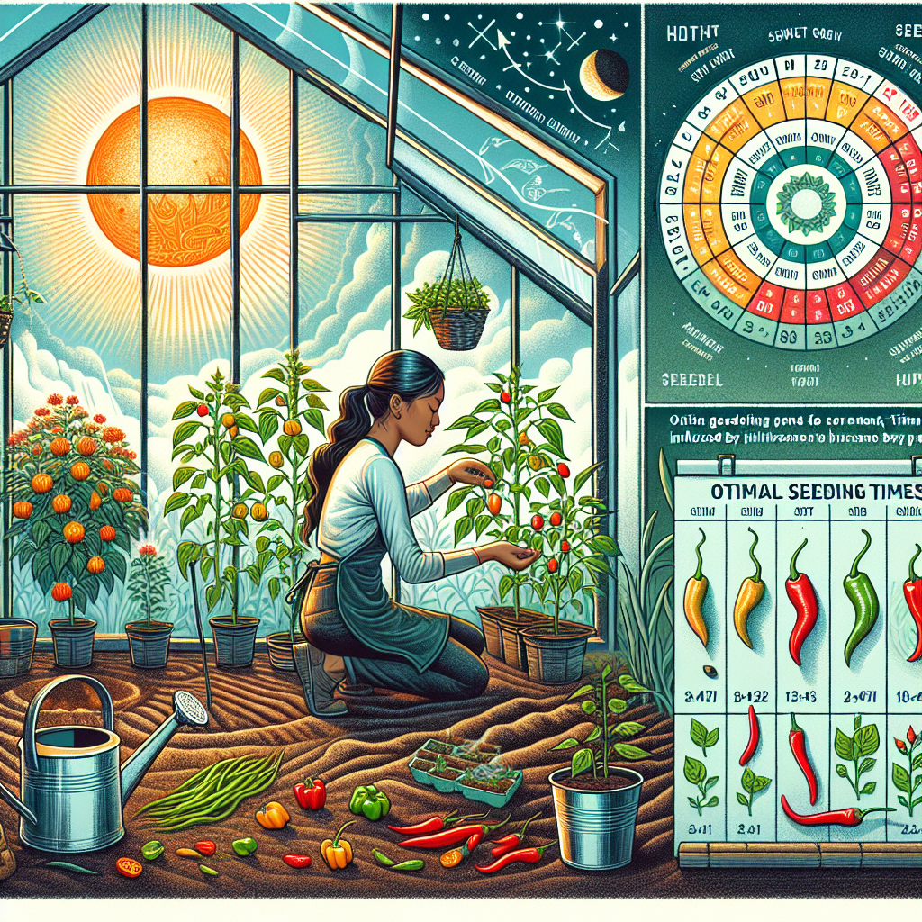 Коли садити розсаду перцю