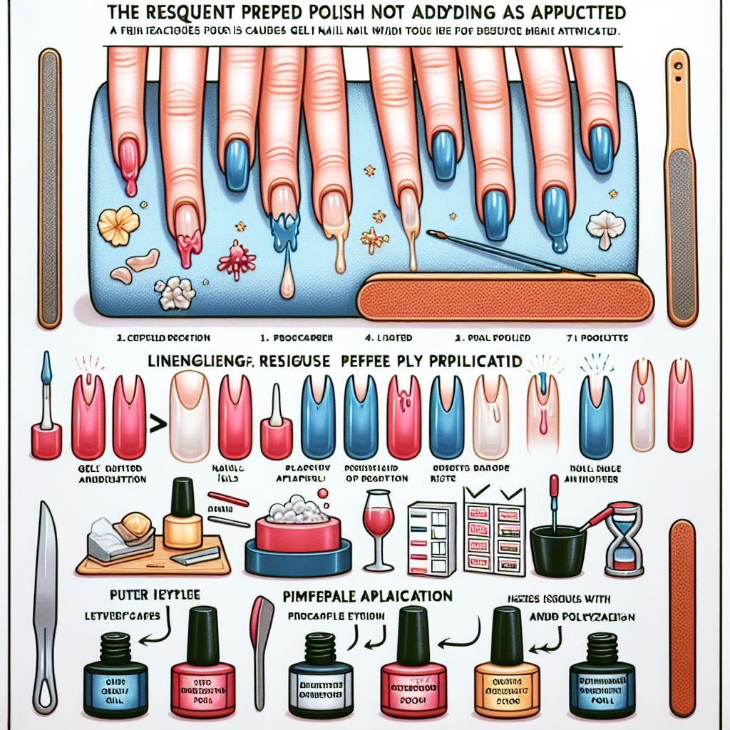 Чому гель лак не тримається на нігтях?