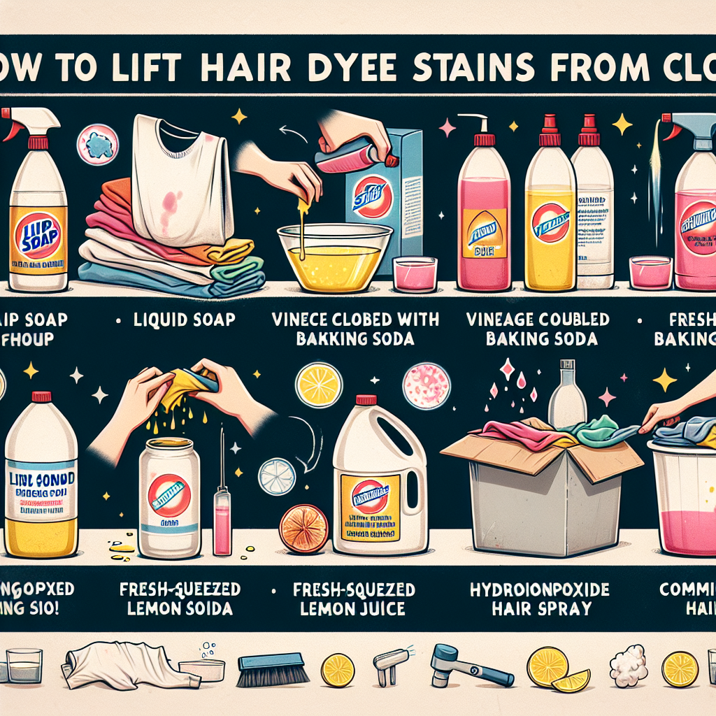 Чим вивести фарбу для волосся з одягу