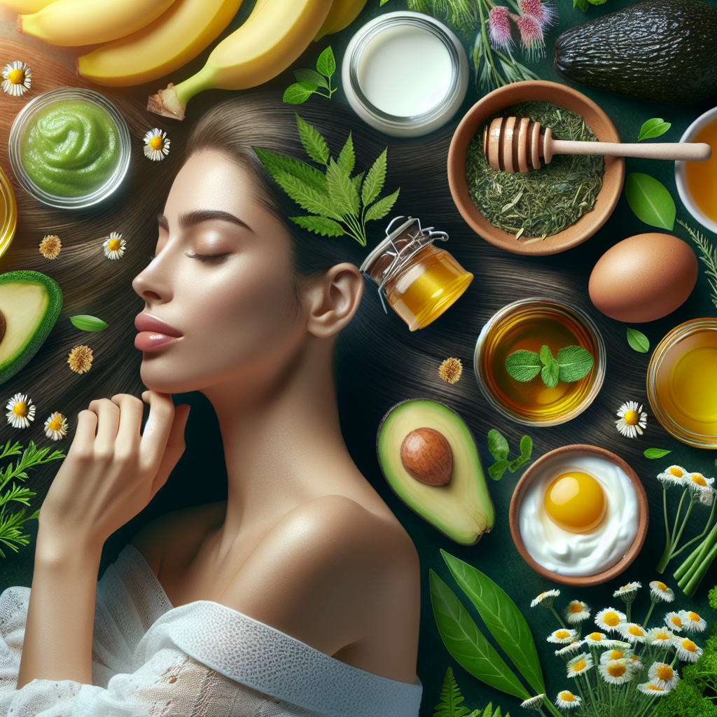 Народні методи для догляду за сухим волоссям