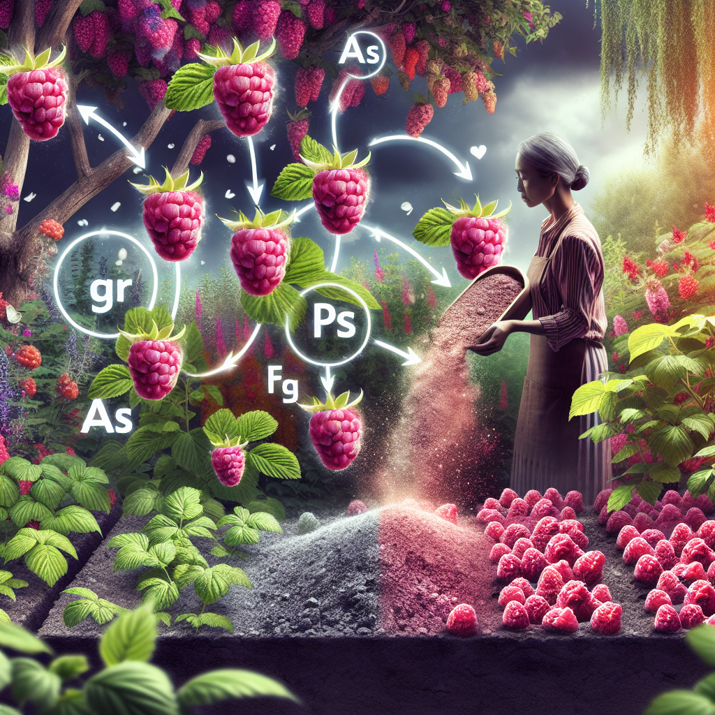 Підживлення малини попелом