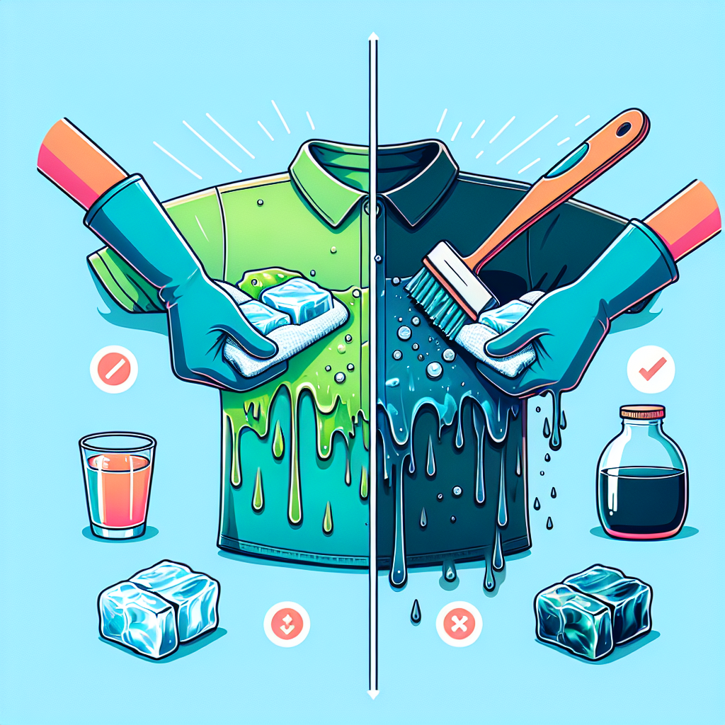 Як вивести слайм з одягу