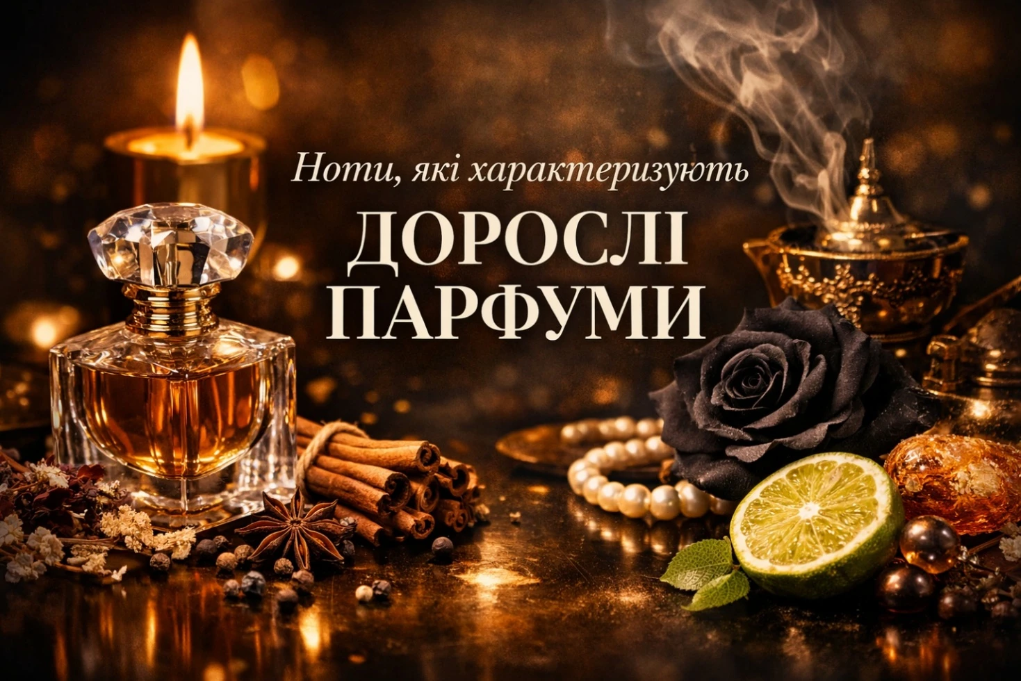 Ноти, які характеризують дорослі парфуми