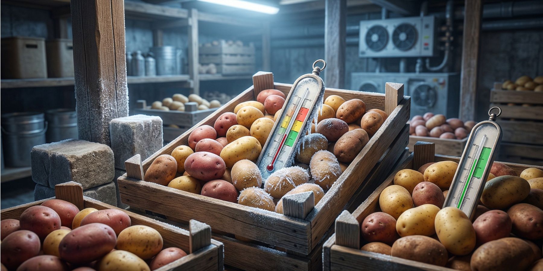 Який мороз витримує картопля